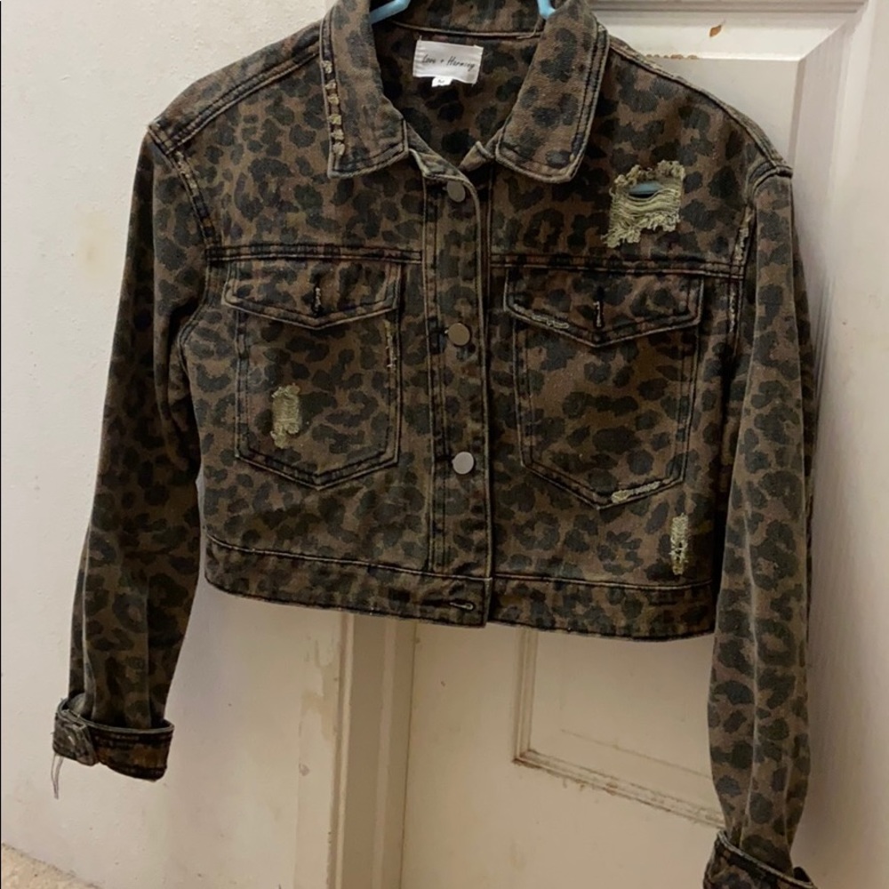 Camo Jeans jacket